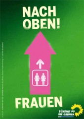 Wahlplakat BTW 2009 - Frauen nach oben