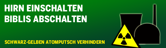 Hirn einschalten Biblis abschalten - schwarz-gelben Atomputsch verhindern