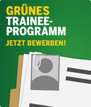 GRÜNES Trainee-Program - bis zum 22. Januar bewerben