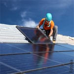 Industrie, Facharbeiter, Solarenergie, Natur, Erneuerbare Energie