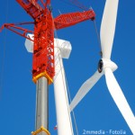 Energiepolitik, Erneuerbare Energien, Windrad, Aufbau, Windkraft