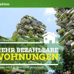 Grüne Fakten: Mehr bezahlbare Wohnungen