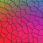 Regenbogen-Mosaik