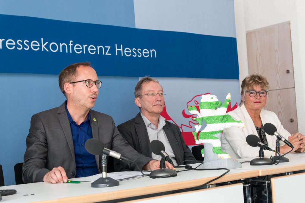 Pressekonferenz zum Zukunftskongress - Kai Klose, Jochen Ruoff und Daniela Wagner