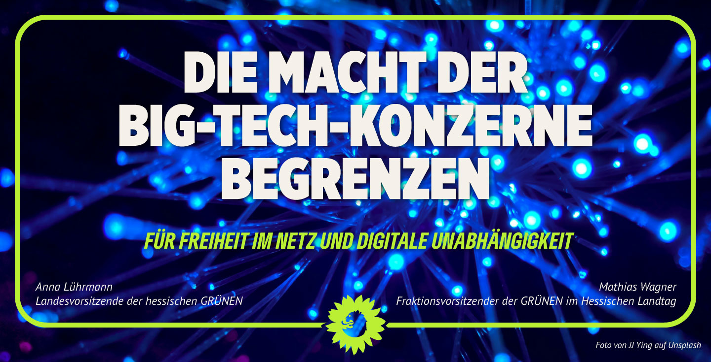 Macht der Big-Tech-Konzerne begrenzen